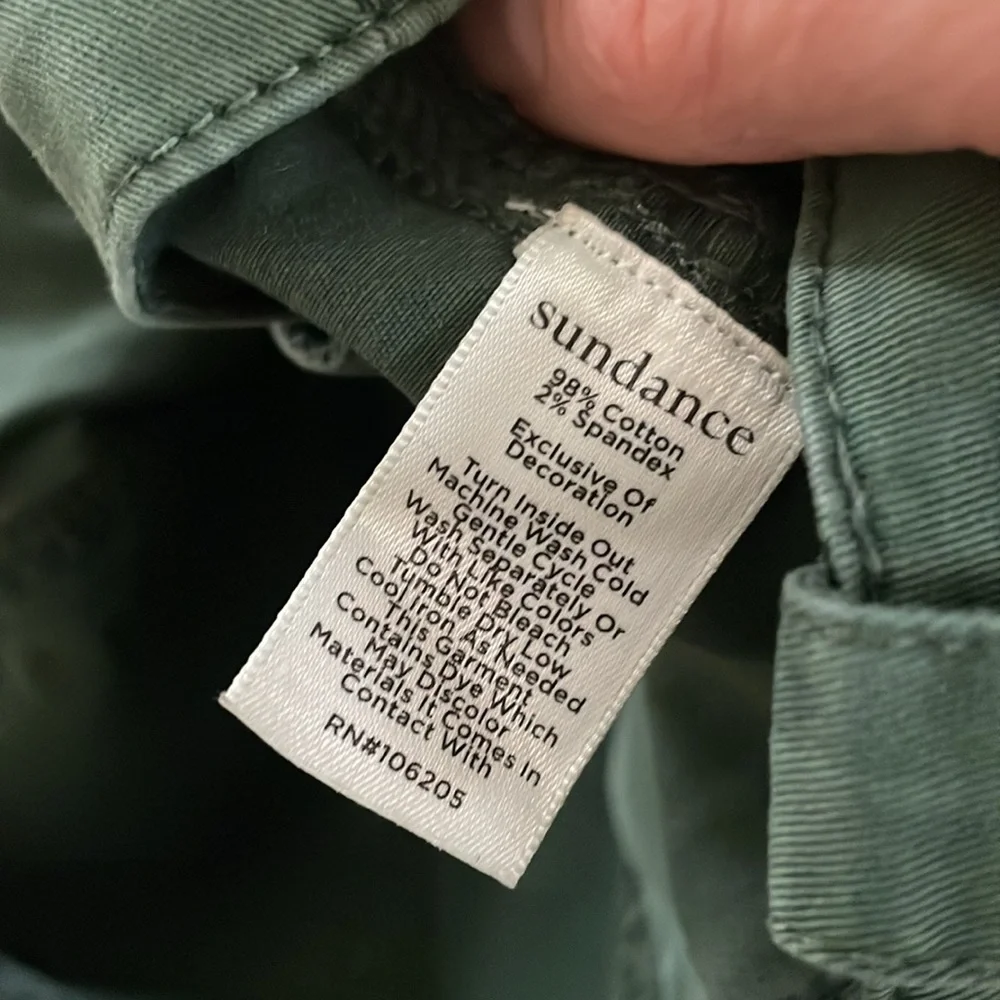 Sundance Womens   Crop Green‎ Pants 10